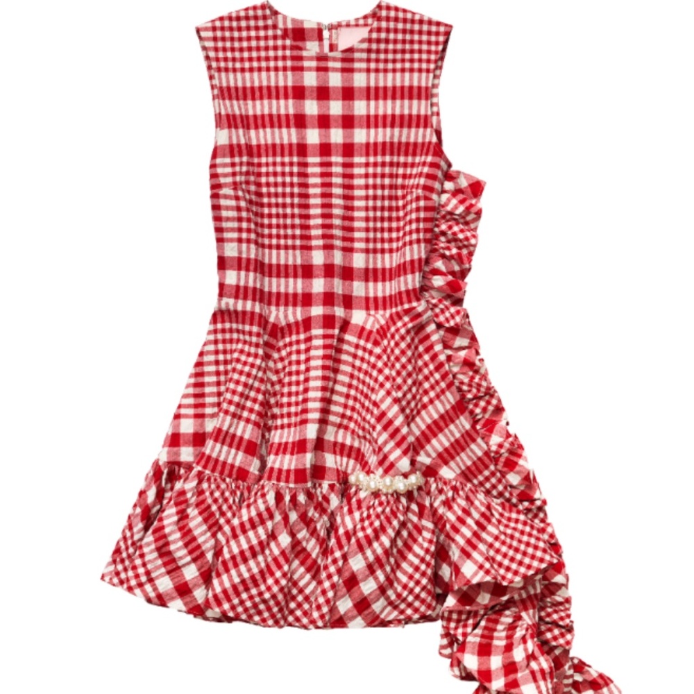 Simone Rocha x H&M Plaid Dress - Size 15 EU42